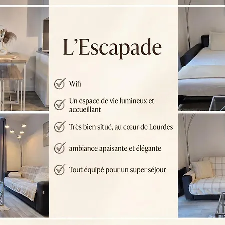 L'escapade-centre Ville-wifi-parking Daire